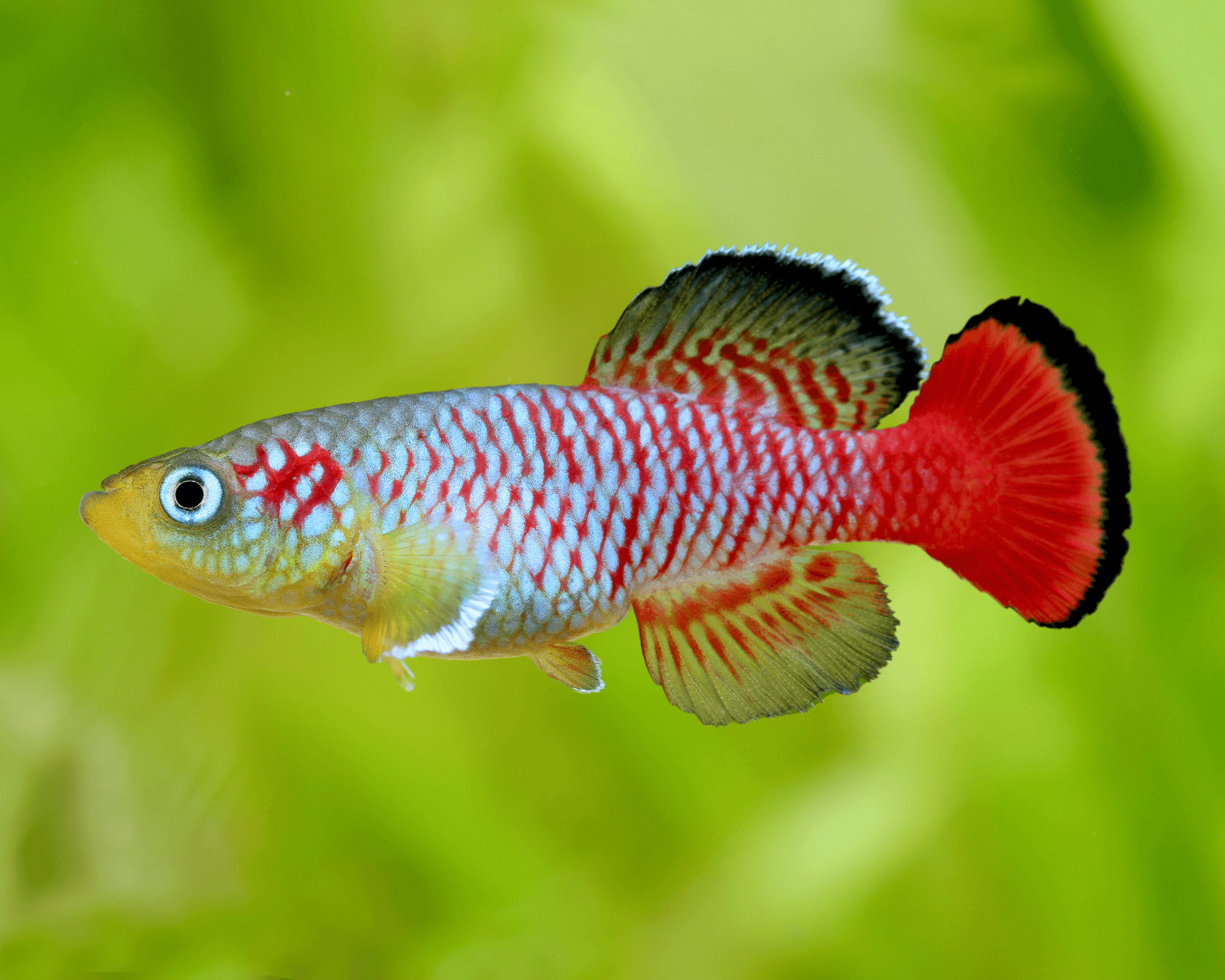 Redtail Notho Killifish (Nothobranchius guentheri) – 3.5–4 inches